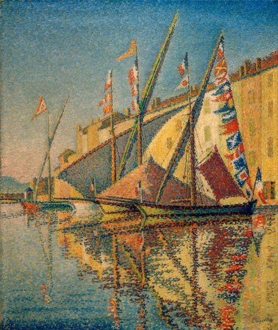 Geschmückte Tartanes von Paul Signac